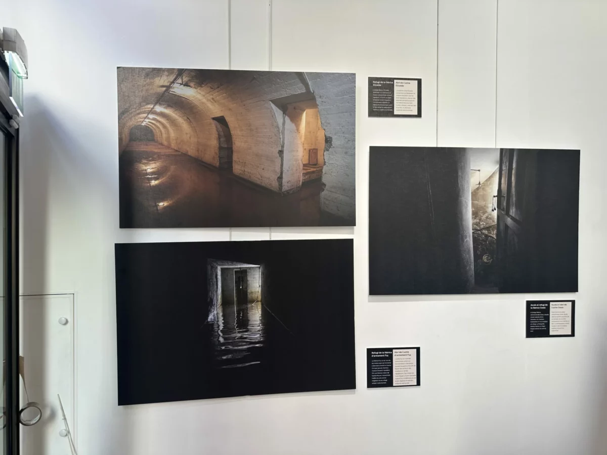 Panneaux photographiques de différents formats accompagnés de leurs légendes.